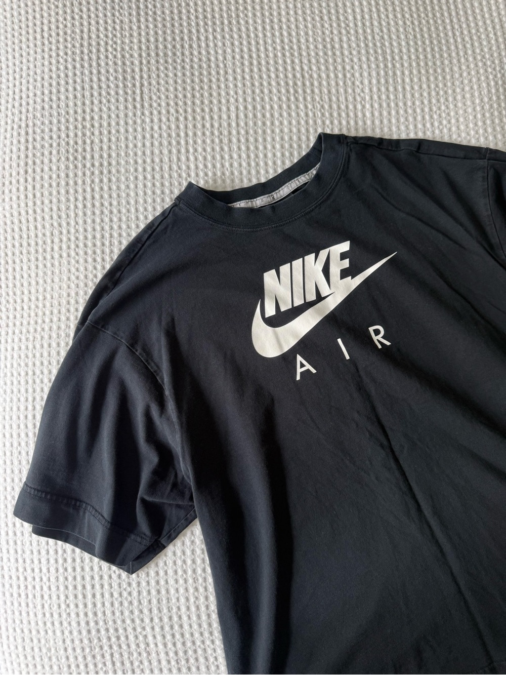 Nike Black T-Shirt with White Air Logo